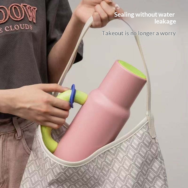 ISSI DIARY 1050ml Stainless Steel Straw Tumbler Large-Capacity Vacuum Insulated Car Mountable Cup - Image 8