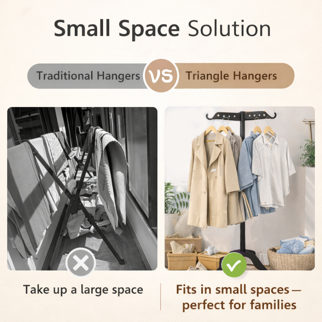 ISSI DIARY 360 Rotating Clothes Rack Folding Garment Hanger Stand Portable Drying Organizer Rack - Image 8