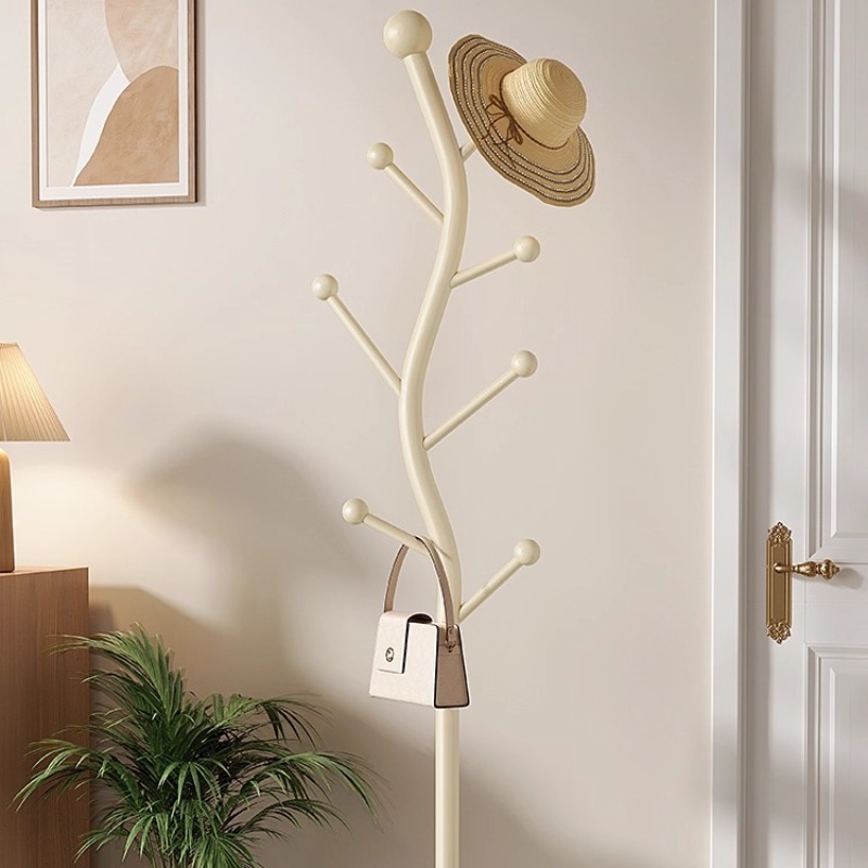 ISSI DIARY Bedroom Clothes Rack Stand Tree-shaped Coat Rack Metal Hanging Rack Room Cloak Holder - Image 2