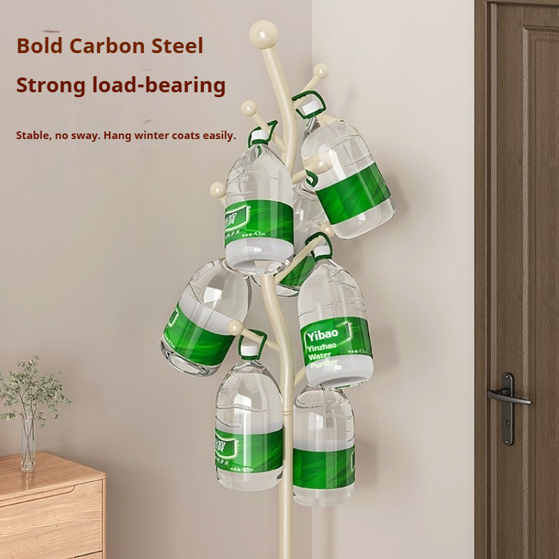 ISSI DIARY Bedroom Clothes Rack Stand Tree-shaped Coat Rack Metal Hanging Rack Room Cloak Holder - Image 4