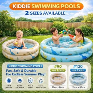 ISSI DIARY Dinosaur Inflatable Kids Swimming Pool Thickened Family Play Pool Toddler Water Center