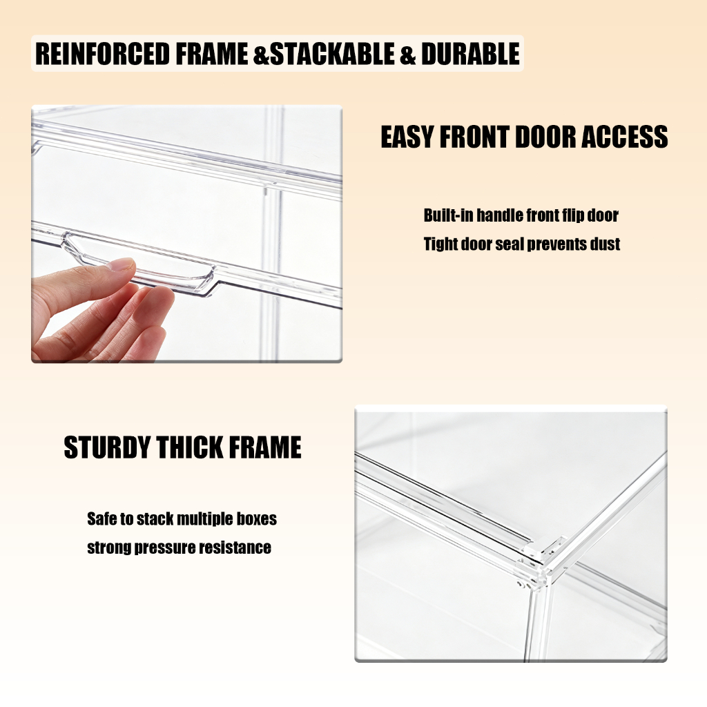 ISSI DIARY Extra-Large Acrylic Helmet Storage Box Transparent Dustproof Display Case for Handbag Toy - Image 5