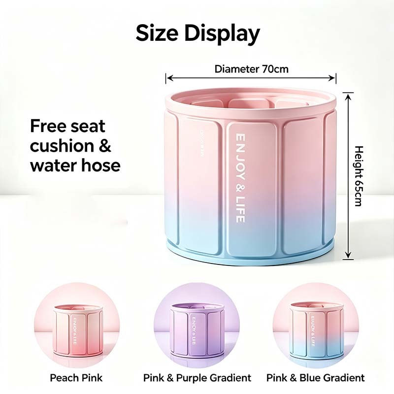 ISSI DIARY Foldable Bathtub 1S Unfold Long-lasting Heat Retention. Portable Freestanding for Adults - Image 8