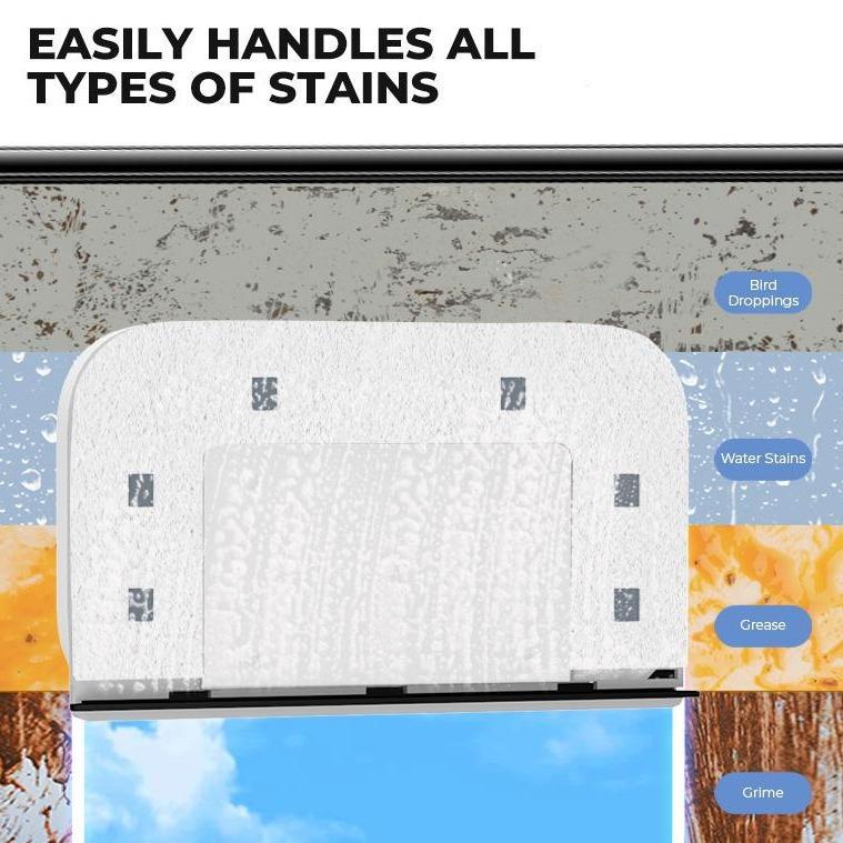 ISSI DIARY Glass Cleaning Tool Built-in Water Tank Strong Magnetic for Window Glass - Image 4