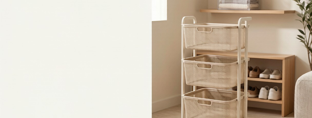 ISSI DIARY home storage and organizers collection - rolling trolleys, racks, acrylic boxes and furniture