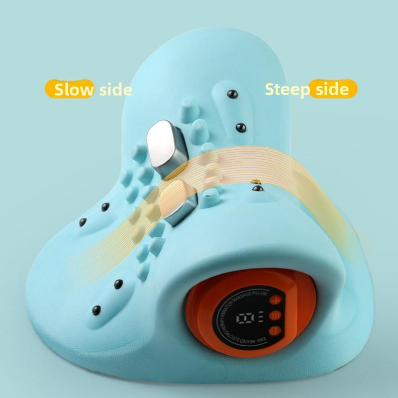 Multi-Functional Portable Electric Cervical Massager Traction Heating Pulse Acupoint Massage Pillow - Image 5