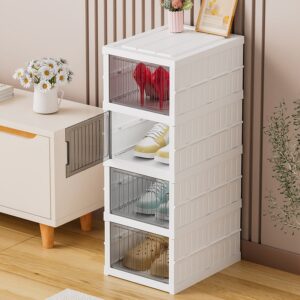 ISSI DIARY No-install transparent shoe cabinet dust-proof multi-layer thickened foldable storage box