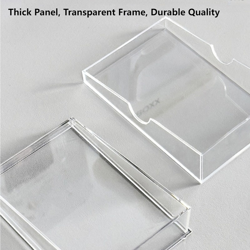 ISSI DIARY Photocard Anime Art Card Photography Transparent Acrylic Display Box for Desktop Use - Image 7
