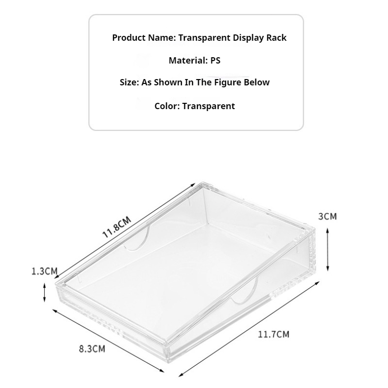 ISSI DIARY Photocard Anime Art Card Photography Transparent Acrylic Display Box for Desktop Use - Image 8