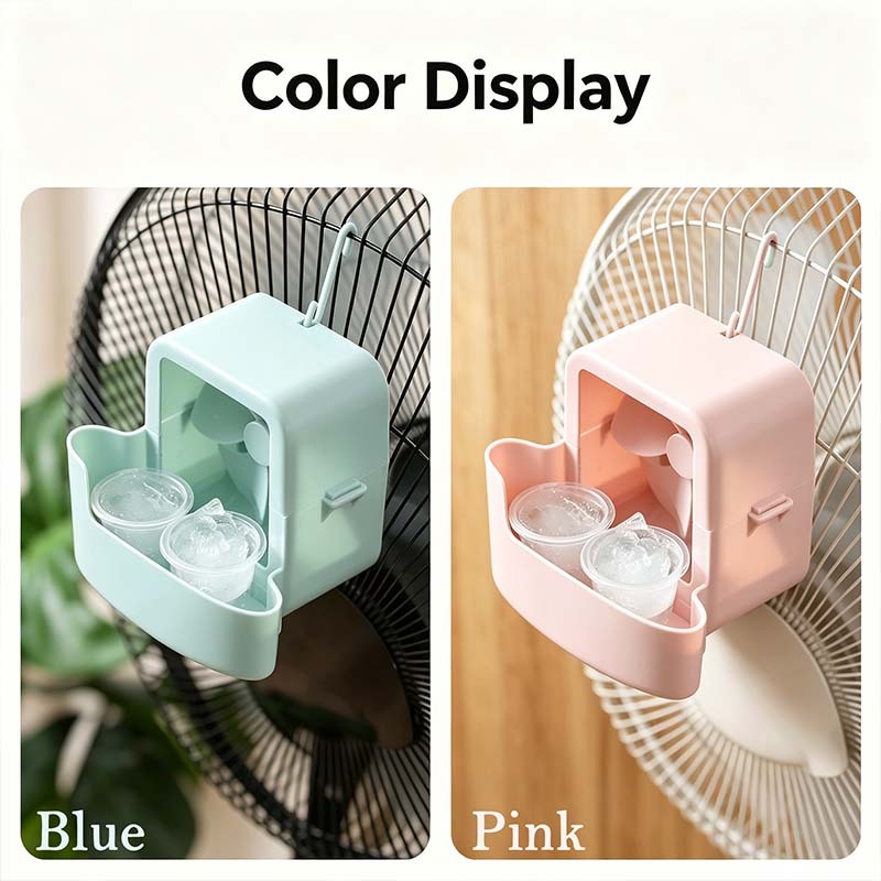 ISSI DIARY Portable Fan Ice Cooling Box Mini Air Cooler Ice Cube Holder Cooling Fan Attachment - Image 7