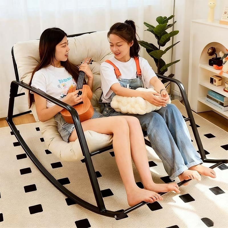 Rocking Chair Ergonomic Sofa Lounge Chair Lazy Sofa chair Adjustable Rocking Sofa Double Recliner - Image 6