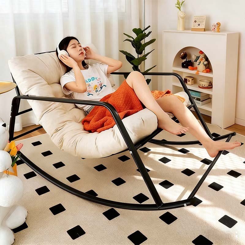 Rocking Chair Ergonomic Sofa Lounge Chair Lazy Sofa chair Adjustable Rocking Sofa Double Recliner - Image 7
