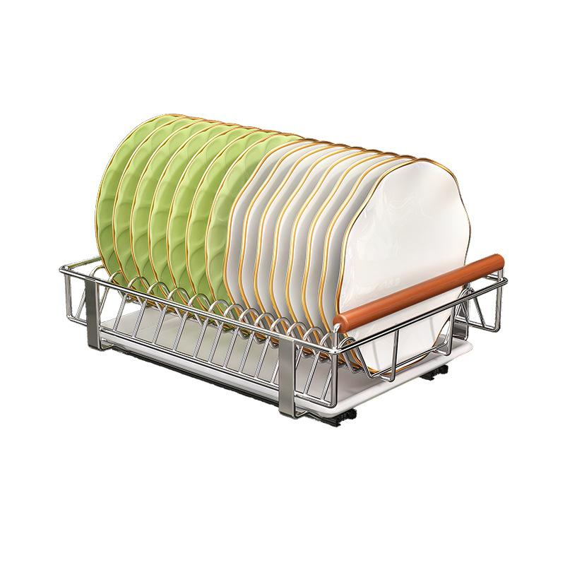 ISSI DIARY Sliding Baskte Storage Rack Space Saving for Kitchen With Sliding Organizers Shelves - Image 7