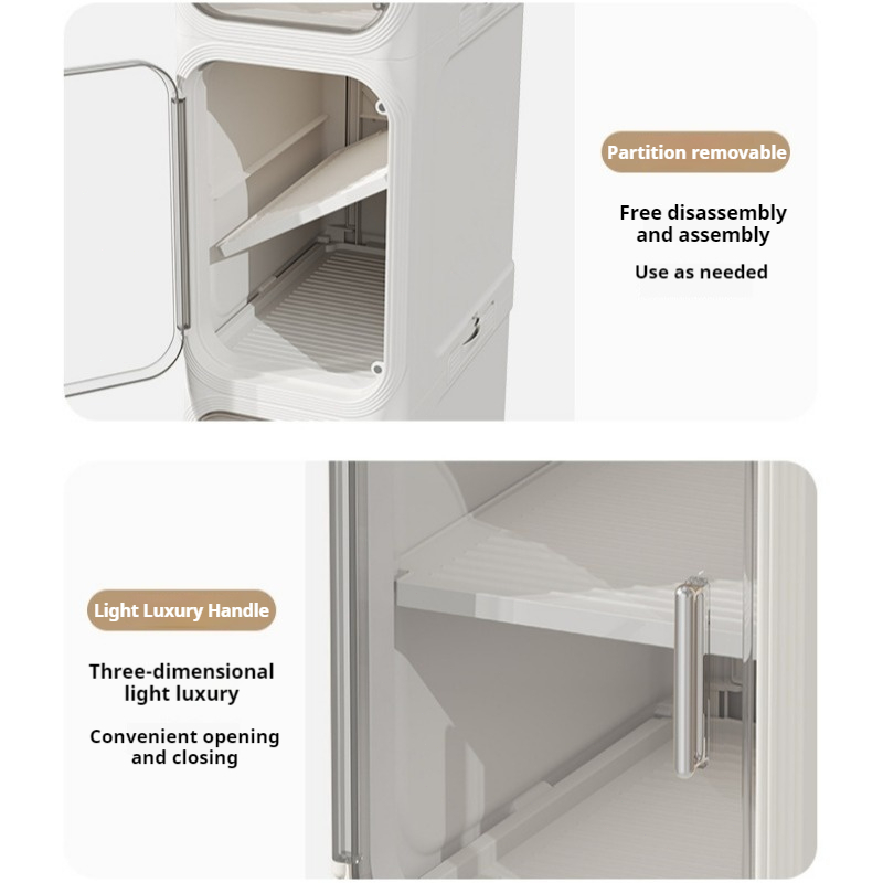ISSI DIARY Ultra-Slim Gap Storage Cabinet Foldable Storage Cabinet Bathroom and Kitchen Organizer - Image 7